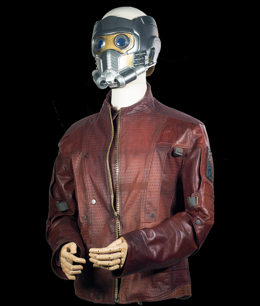 Peter quill 2025 red leather jacket