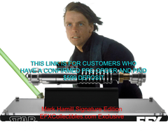 EFX 最新限定版ルークMandalorianライトセーバー LUKE SKYWALKER LIGHTSABER - THE MANDALORIAN - SIGNATURE EDITION