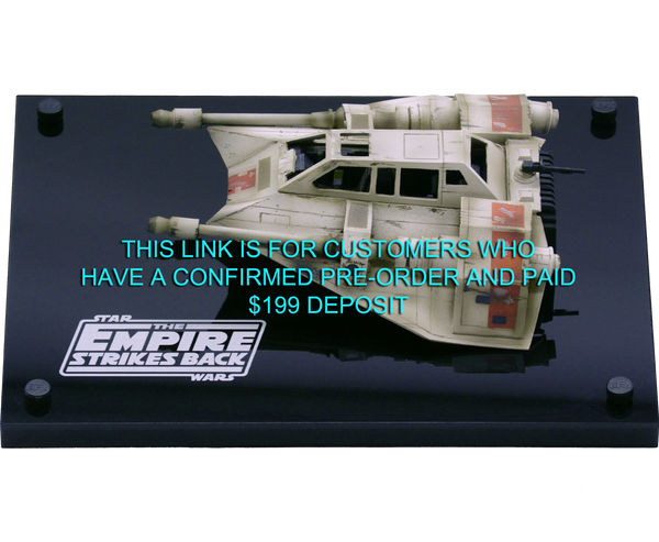 SNOWSPEEDER - CREW GIFT REPLICA - BALANCE PAYMENT