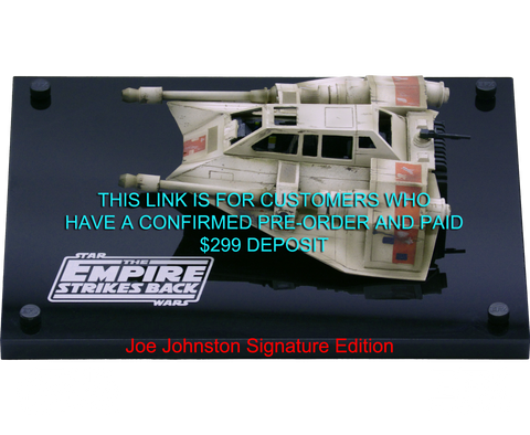 SNOWSPEEDER - CREW GIFT REPLICA - SIGNATURE EDITION - BALANCE PAYMENT