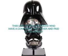DARTH VADER REVEAL HELMET - LEGEND EDITION - BALANCE PAYMENT – EFX