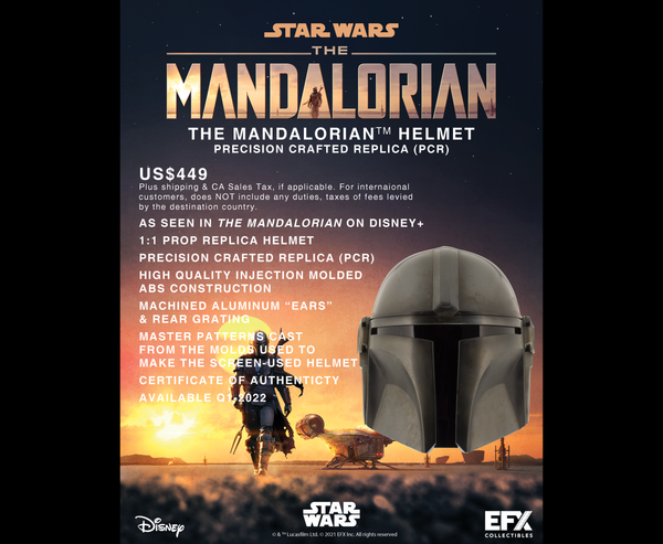 Star Wars The Mandalorian Temporada 2 Edición Limitada EFX Réplica de casco